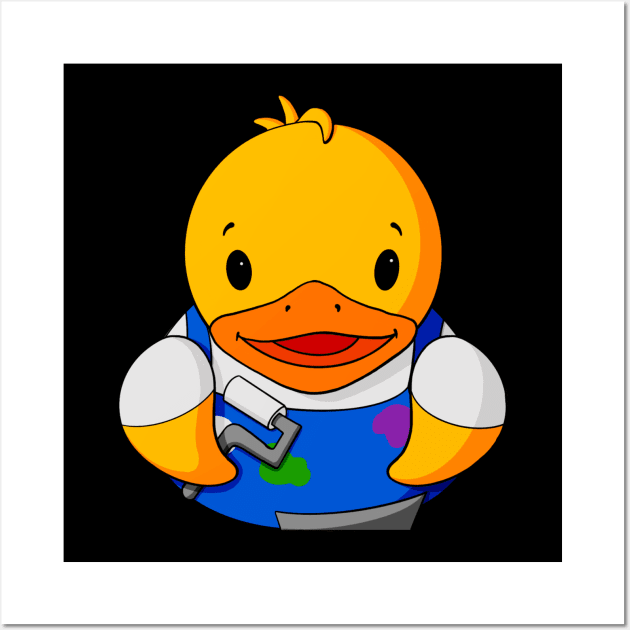 House Painter Rubber Duck Wall Art by Alisha Ober Designs